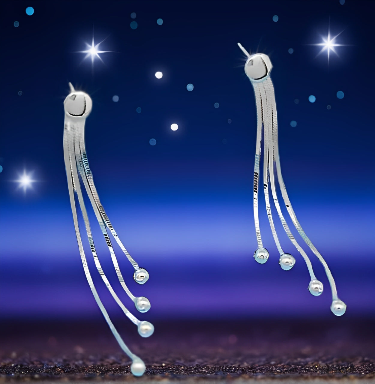 Dangle Snake Drop Earrings