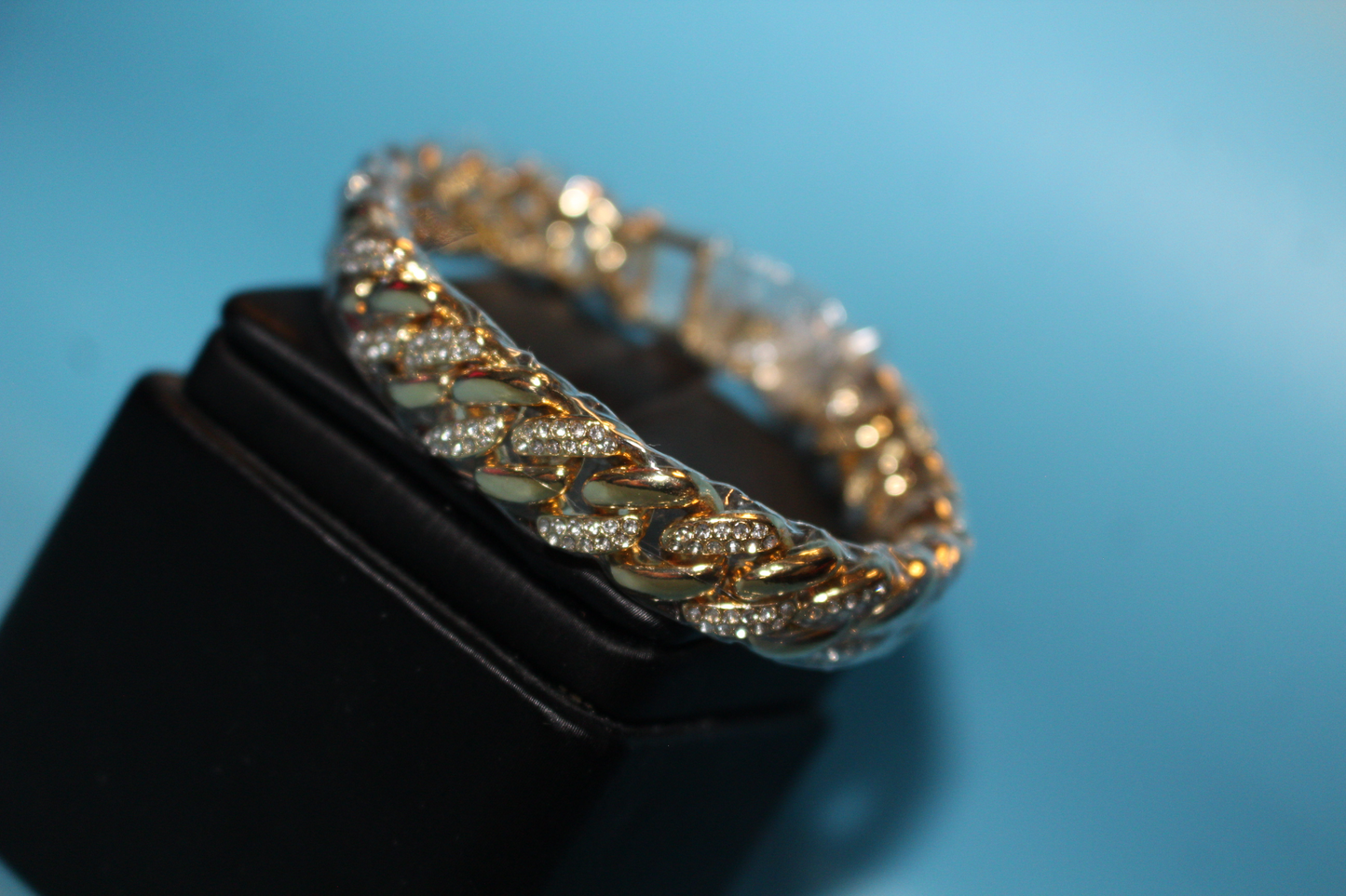 Austrian White Crystal Bracelet