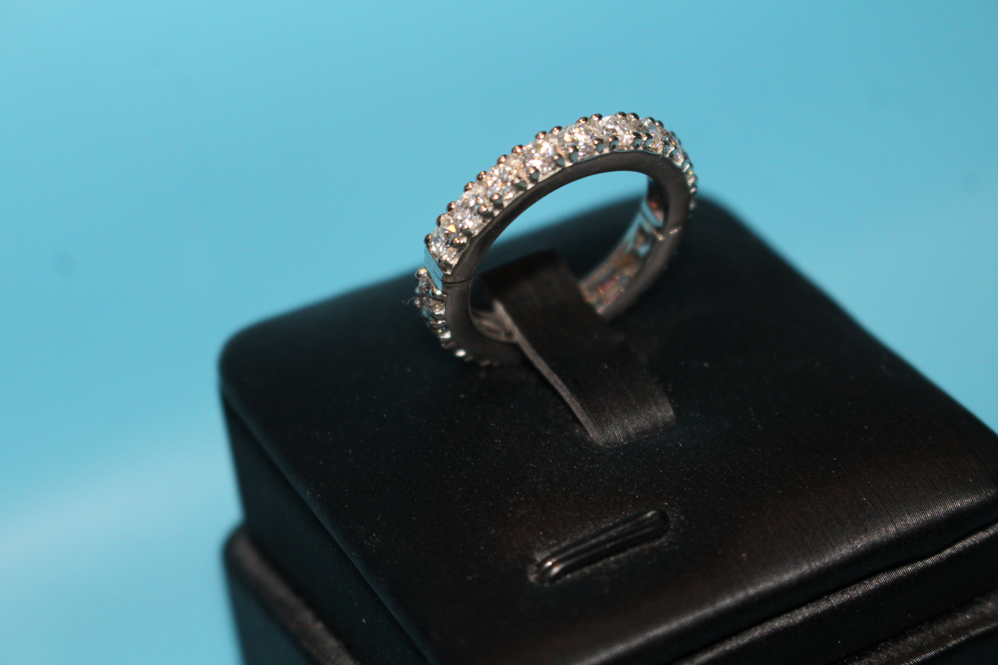 Moissanite Full Eternity Band Ring