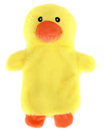 Personalised Name Plush Shaped Hot Water Bottle 500ML